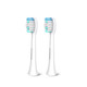 现代（HYUNDAI）X100声波电动牙刷头成人自动家用清洁替换头原装两支装 白色