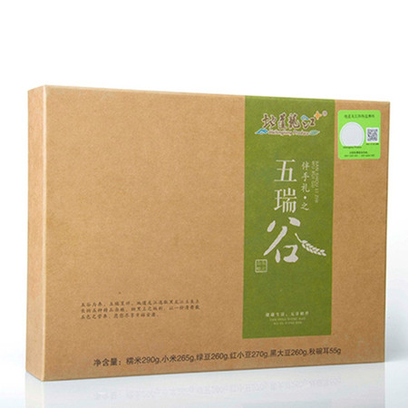 地道龙江 五瑞谷伴手礼（杂粮5种+秋碗耳55g）图片