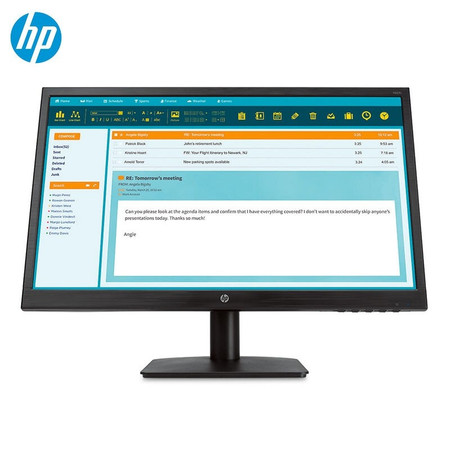 惠普（HP）N223V 21.5英寸 TN宽屏LED台式机笔记本液晶显示器 办公防眩目高清显示屏图片