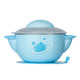 好孩子gb 儿童不锈钢注水保温碗 宝宝婴儿吸盘碗-天空蓝(宇宙飞碟系列)(316网格纹)J80163