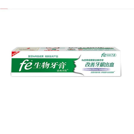 fe生物酶牙膏 改善牙龈出血90g酶指数7.8