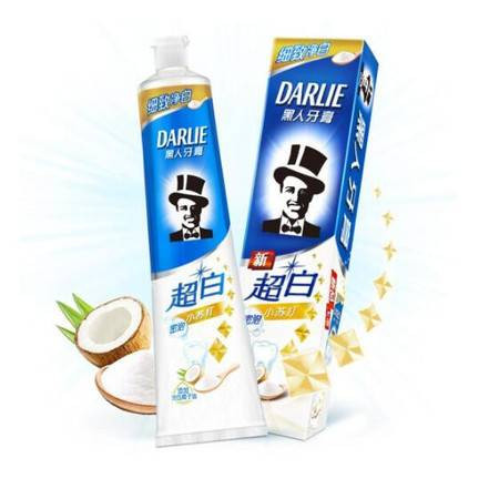 黑人/DARLIE 超白牙膏140g*2