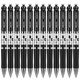  得力/deli 中性笔0.5mm学生用水笔签字笔碳素笔 12支/盒(黑)