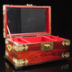 老挝大红酸枝珠宝箱首饰盒化妆箱红木雕摆件工艺礼品