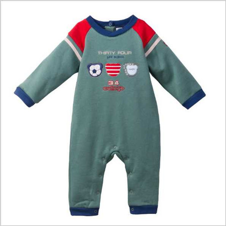 秋季新款婴儿服装男宝宝长袖爬服 舒适平脚连体衣连身衣图片
