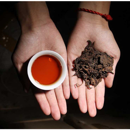 1995年 普洱茶熟茶 碎银子 勐海古树茶熟茶 散茶头100克一份图片
