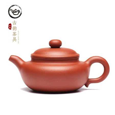 古韵茶具宜兴正品紫砂壶原矿朱泥仿古壶刘希茶壶套组 茶具图片