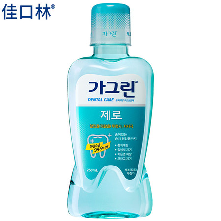 佳口林进口无酒精漱口水薄荷味温和型250ml