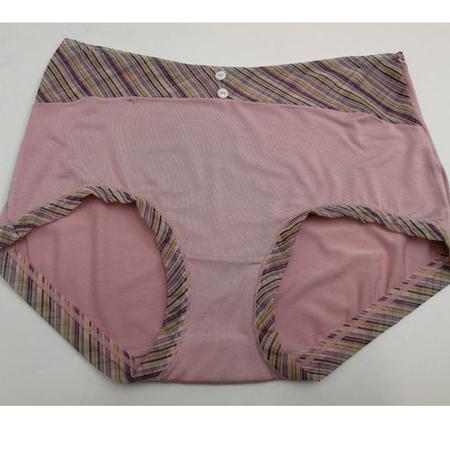 【2条装】包邮好安怡女士莫代尔3801中腰三角内裤舒适透气短裤 颜色随机XS061