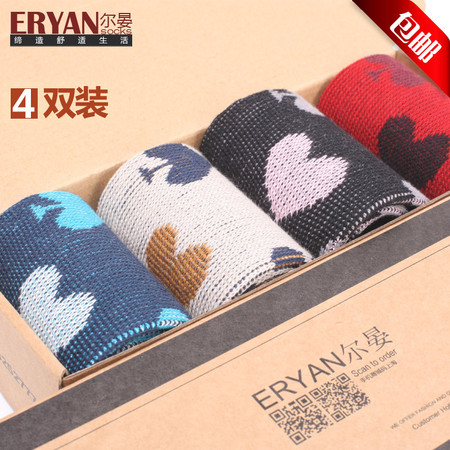 ERYAN尔晏-派对拉斯维加斯女袜4双礼盒装38660112图片