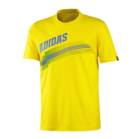 adidas阿迪达斯2014新款男子短袖T恤柯震东代言款D89129YK