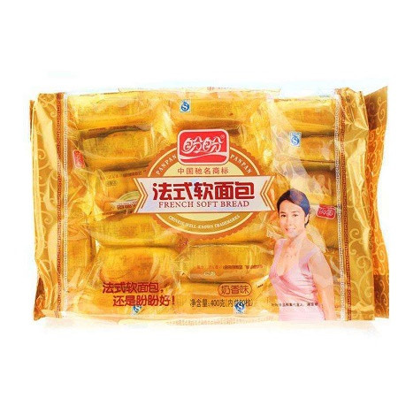 【邮上海】盼盼法式面包400g（奶香）*3