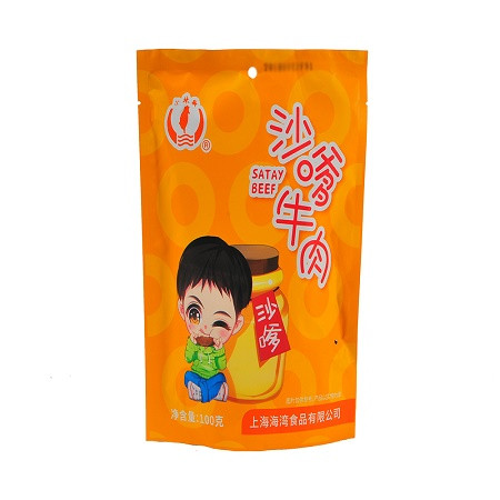 【邮上海】小辣椒 精品沙嗲牛肉100g*5袋