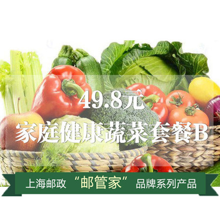 〖上海邮政 共抗疫情〗49.8元家庭健康蔬菜套餐B 4月新组合