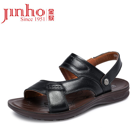 金猴 Jinho 夏季新款男士两用透气凉鞋沙滩鞋 露趾凉拖休闲鞋 Q38021A图片