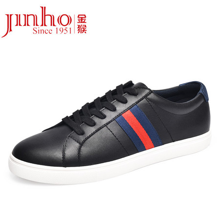 金猴（JINHOU）秋季新款休闲鞋 运动休闲男鞋 板鞋日常小白鞋Q25308
