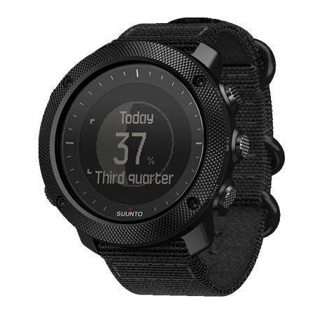 颂拓手表SUUNTO TRAVERSE ALPHA STEALTH远征阿尔法黑色运动腕表