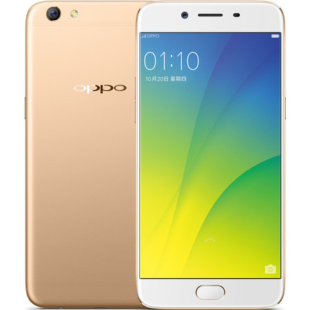 送指环支架OPPO R9s 全网通4G手机 4GB+ 64GB内存版智能手机金色图片