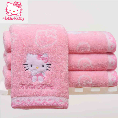 HELLO KITTY 儿童全棉毛巾  33*68CM图片