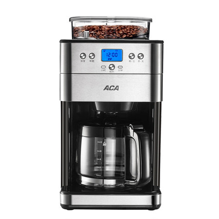 ACA 北美电器 全自动磨豆咖啡机 美式滴漏豆粉两用咖啡机 M18A