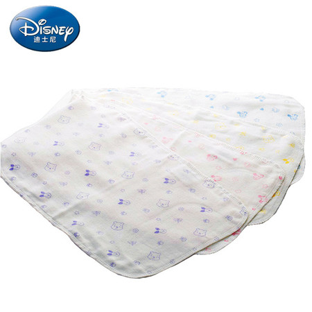 迪士尼/DISNEY 婴儿吸汗巾 儿童纯棉纱布隔汗巾宝宝垫背巾 2条装图片