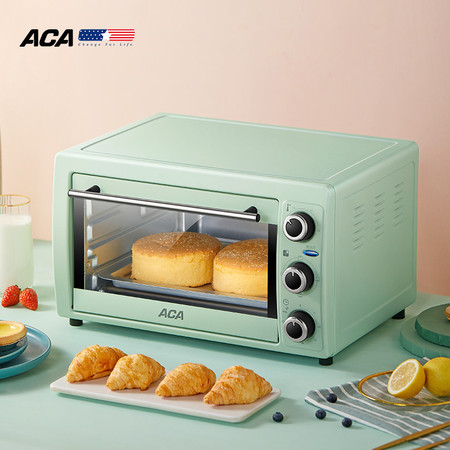 ACA 北美电器 电烤箱家用多功能猛火专业28升容量烘焙MJ28K图片