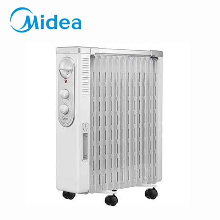 美的/MIDEA  取暖器 油汀恒温加宽13片家用 电暖器电热器 NY2513-16FW图片