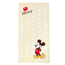 迪士尼/DISNEY 卡通割绒童巾1条装 纯棉儿童毛巾 25*50cm