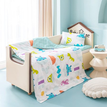迪士尼/DISNEY 幼儿园床品套装 午睡被褥床垫含芯适用于135*60cm幼儿床6件套