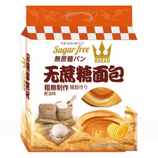 金语 无蔗糖手撕面包 独立包装乳黄油味336g*1袋