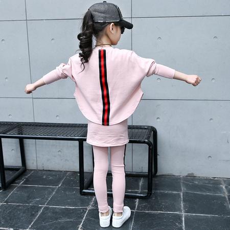 童装女童套装2017新款韩版女童秋装套装中大儿童卫衣长袖两件套潮PYS026图片