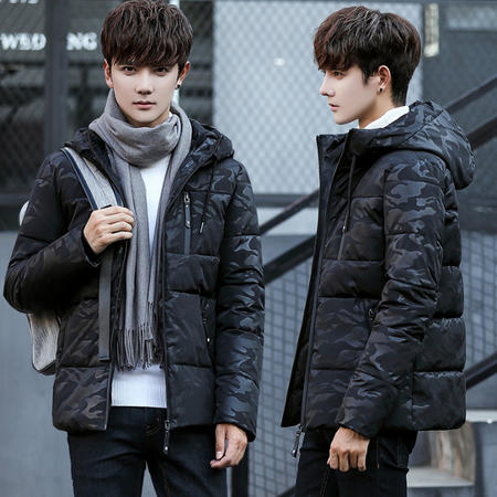 2017新款棉衣男士冬季外套韩版短款学生羽绒棉服加厚青少年棉袄潮ouf583