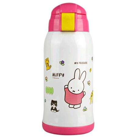 米菲（MIFFY）MF-S480  双用杯盖缤纷动物多用儿童壶 600ML