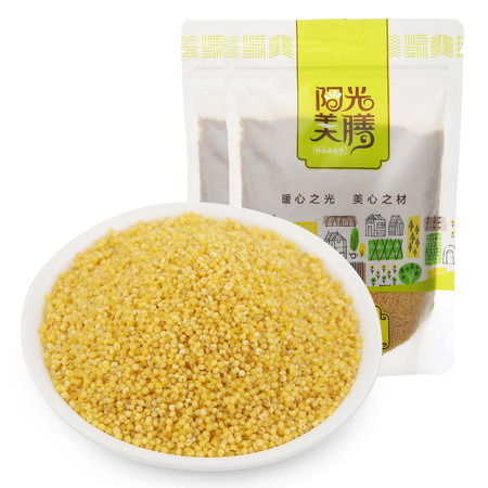 阳光美膳 小黄米488g*2袋 粗粮米黄小米早餐粥米