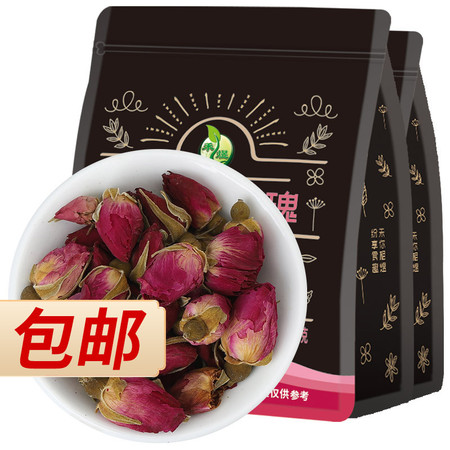 厂家直销 包邮 禾煜 红玫瑰60g（玫瑰花茶 可配菊花茶柠檬片泡水喝的花茶）