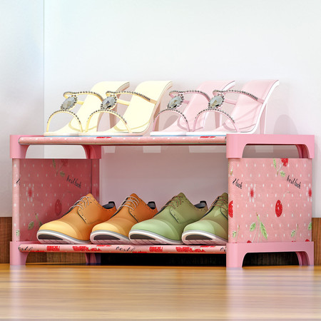 索尔诺鞋架简易鞋柜加厚加固防尘多层收纳创意简约布鞋柜包邮