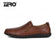 Zero零度 时尚休闲皮鞋 高端柔软舒适手工鞋 懒人套脚驾车鞋63968