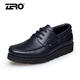 Zero零度 高端商务男鞋 厚底增高鞋 头层超软皮舒适男鞋子F6521