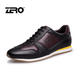 Zero零度专柜同款春季新品运动休闲鞋高端潮流拼接男鞋皮鞋F6570