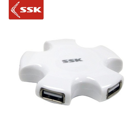 SSK飚王 彩星 4口USB HUB集线器 SHU024 分线器笔记本电脑转换器扩展器