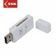 SSK飚王 SCRS054闪灵 SD/SDHC/MMC单口读卡器 手机相机SD卡读卡器 USB2.0