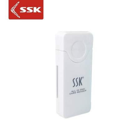 SSK飚王 SCRM053闪灵 四合一多功能读卡器 TF\SD\MS手机相机卡多合一读卡器