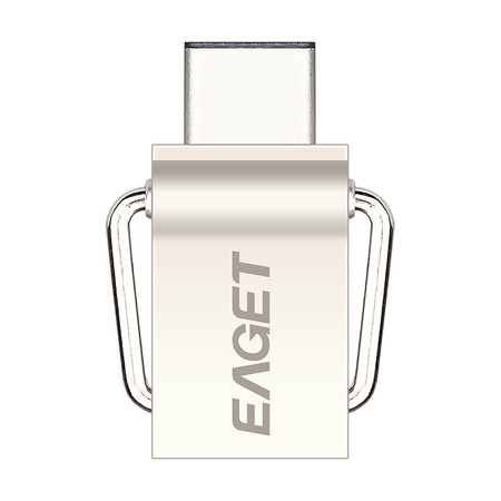 忆捷（EAGET）CU10全金属OTG手机u盘32G(USB3.0+Type-C 3.1双接口)