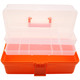 福吉斯特（Forgestar）14寸家用五金工具箱 橘色三层收纳箱药箱美术零件盒 G569-1