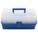 福吉斯特（Forgestar）14寸家用五金工具箱 蓝色三层收纳箱药箱美术零件盒 G569-3