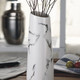 凯米/KIMI 陶瓷 简约 日式 花瓶 艺术瓶 大理石纹小花插