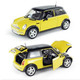 美驰图1:18 迷你酷派 Mini Cooper sun roof 31656 金属仿真模型 黄色