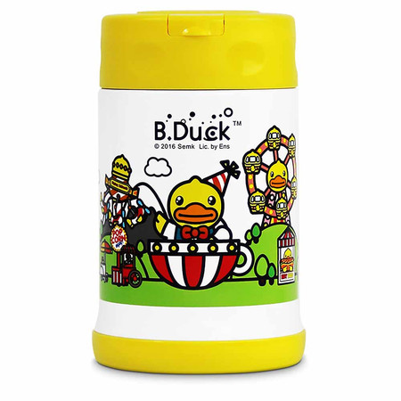 B.Duck 小黄鸭 游乐园304不锈钢真空便携焖烧罐500ml-BD-A52G1043-500