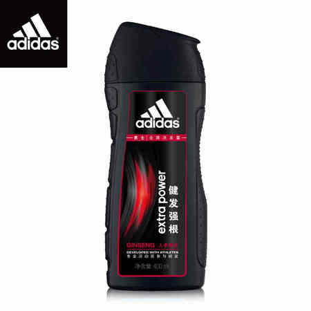 Adidas阿迪达斯男士健发强根去屑洗发露400ml