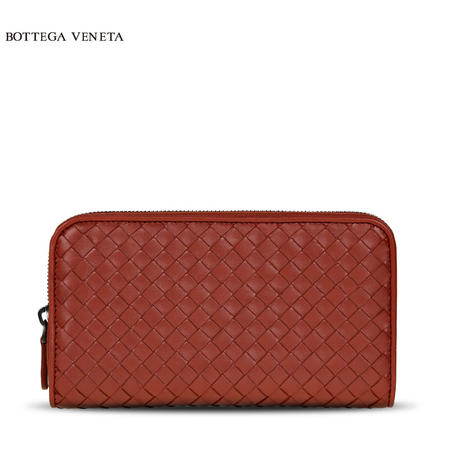 葆蝶家 BOTTEGA VENETA 宝缇嘉 BV 女式羊皮长款拉链钱夹钱包 114076图片